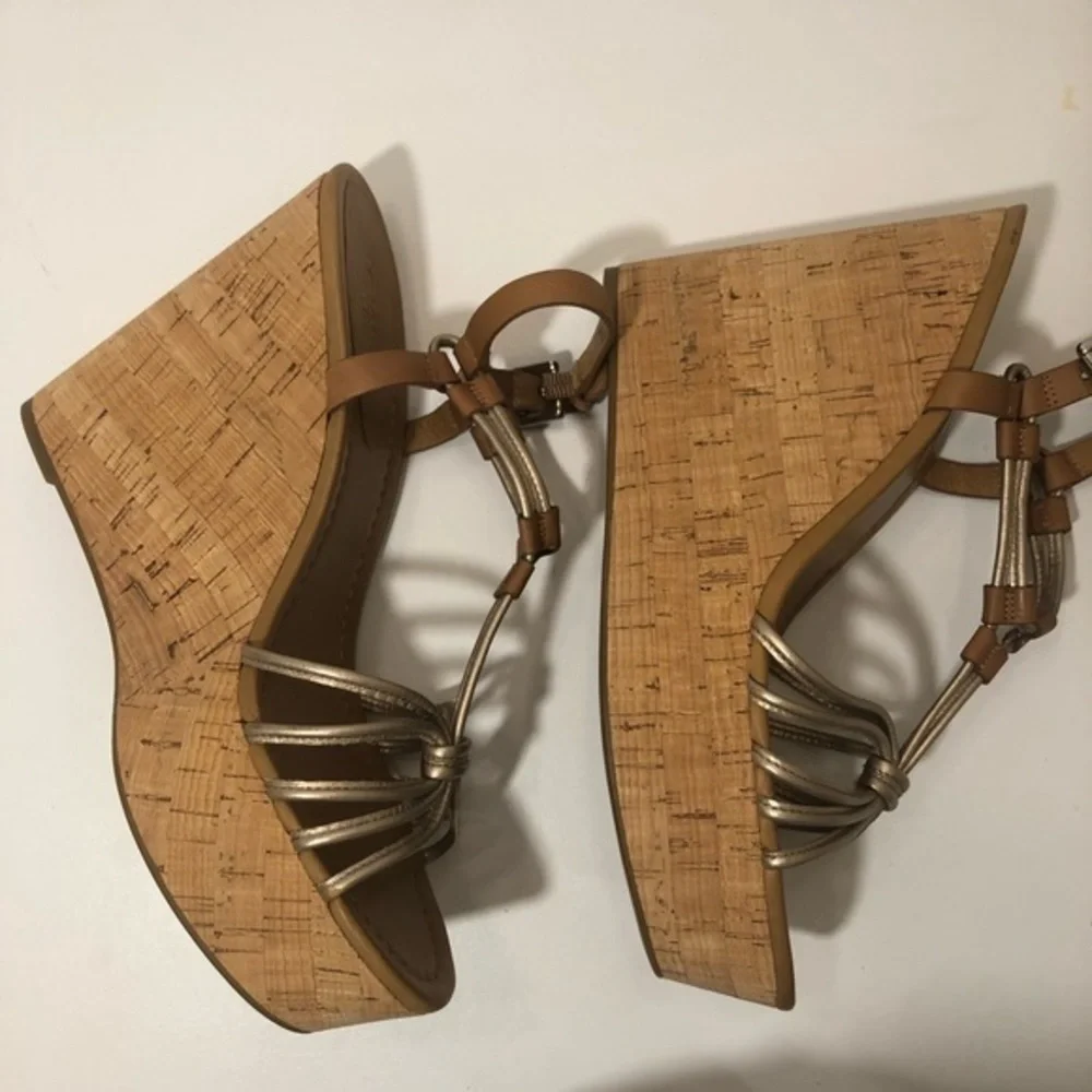 Coach Georgiana platform sandals 9.5 b
